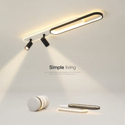 Πολυέλαιος LED με Ρυθμιζόμενο Προβολέα FISSO Camilla 49W, Κρύο/Ζεστό/Ουδέτερο φως, Μαύρο