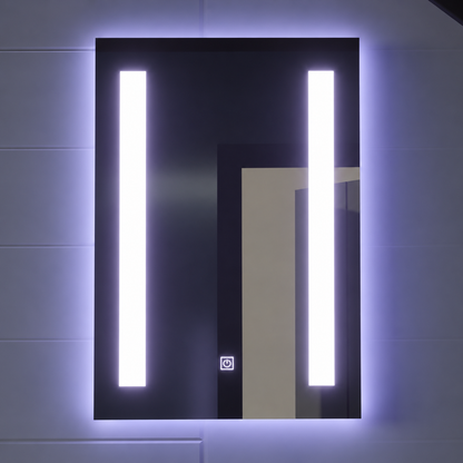 Ορθογώνιος καθρέφτης LED, 50x70cm, C206S/50X70 Touch, Demister System, Dimmable