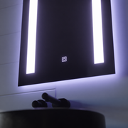 Ορθογώνιος καθρέφτης LED, 50x70cm, C206S/50X70 Touch, Demister System, Dimmable