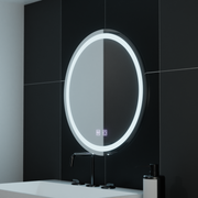 LED Στρογγυλός καθρέφτης, 70cm, Φωτισμός αφής, Σύστημα Demister, Dimmable Mirrors Korman E Προεπιλεγμένος τίτλος Alessandro Design