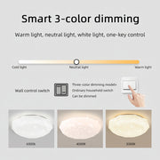 Φωτιστικό οροφής LED, 51 W, Διάμετρος 50 cm, Ζεστό/κρύο/ουδέτερο φως, Λευκά φωτιστικά οροφής LED Προεπιλεγμένος τίτλος Alessandro Design