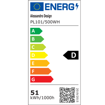 Φωτιστικό οροφής LED, 51 W, Διάμετρος 50 cm, Ζεστό/κρύο/ουδέτερο φως, Λευκά φωτιστικά οροφής LED Προεπιλεγμένος τίτλος Alessandro Design