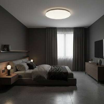 Εξάγωνο φωτιστικό οροφής LED 23 cm, 22W, 3000K / 4000K / 6000K, Λευκό, Μεταλλικό και Ακρυλικό