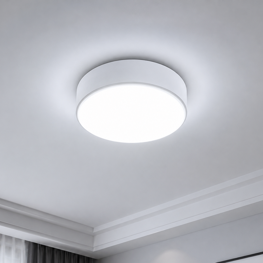 Φωτιστικό οροφής LED PL200/12R 18W Cold Light 6000k Λευκό