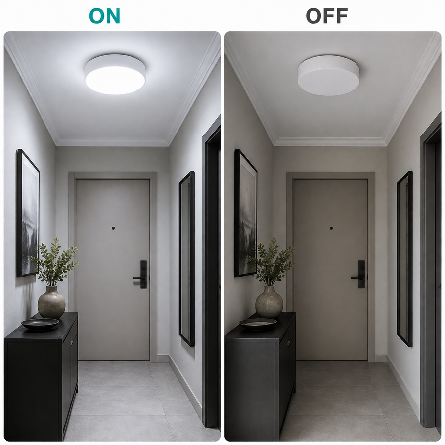 Φωτιστικό οροφής LED PL200/12R 18W Cold Light 6000k Λευκό