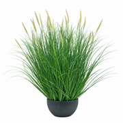 Τεχνητό φυτό, αλεπούδα σε γλάστρα Διακοσμητικό γρασίδι, 70 cm, με 25 μπαχαρικά, πράσινο και ροζ