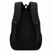 Rucsac Travel Business BAKU, 48x32x18 cm, Oxford, Negru si Albastru