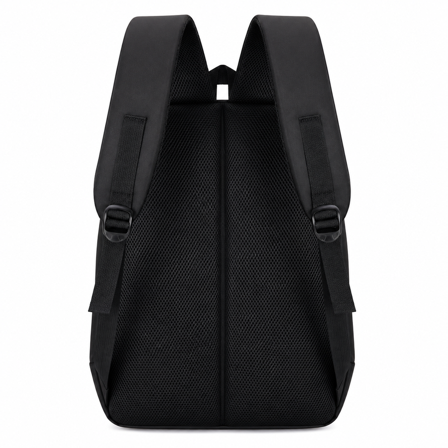 Rucsac Travel Business QABALA, 48x32x15 cm, Oxford, Negru si Verde