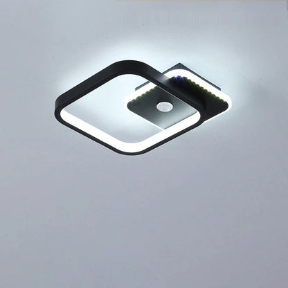 Πολυέλαιος LED με αισθητήρα κίνησης PS510BK, 16W, Κρύο/Ζεστό/Ουδέτερο φως 3000K/4000K/6000K, μέταλλο και ακρυλικό