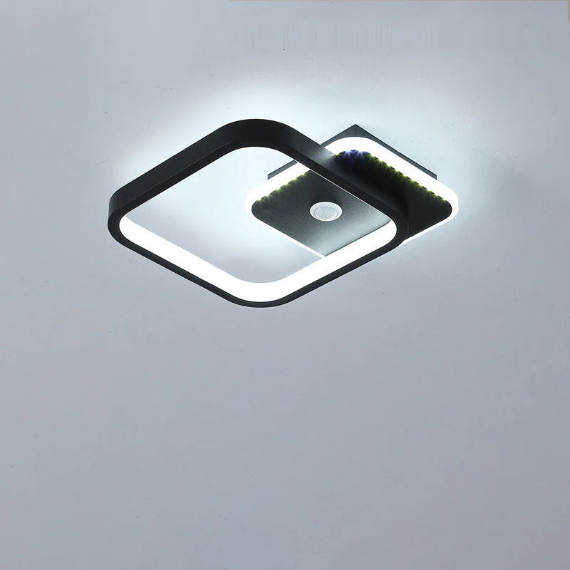 Πολυέλαιος LED με αισθητήρα κίνησης PS510BK, 16W, Κρύο/Ζεστό/Ουδέτερο φως 3000K/4000K/6000K, μέταλλο και ακρυλικό