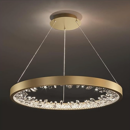 LED LED Casiana με τηλεχειριστήριο, 38W, Golden, Wasable