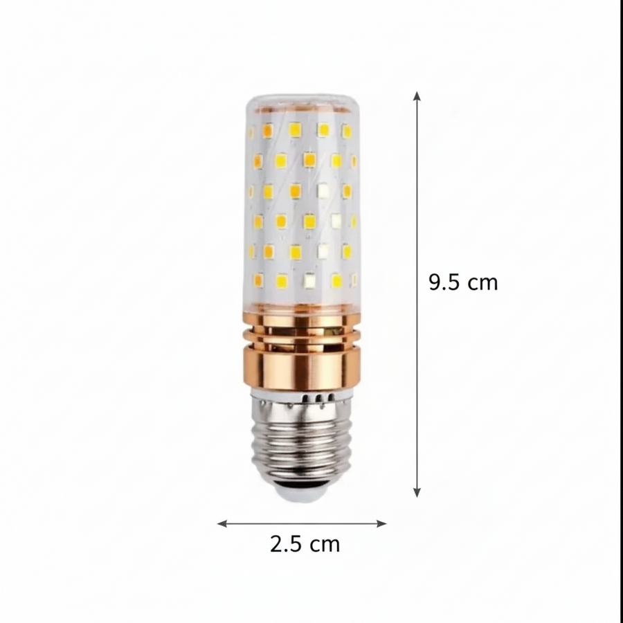 Λαμπτήρας LED E27, 16W, Cool Light, 6000K, Χρυσός