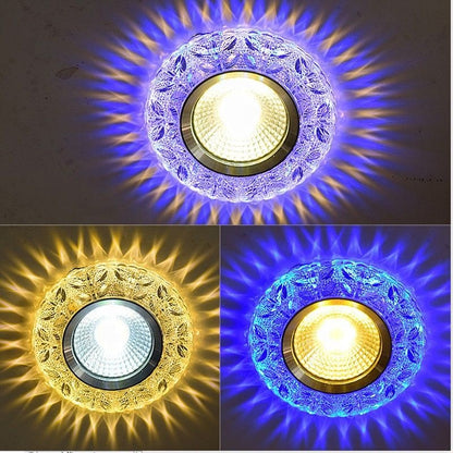 Spot LED, 4W, RGB + Ψυχρός φωτισμός