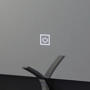 Mirror LED ορθογώνια 80x60cm Πλαίσιο Infinity Basic Touch