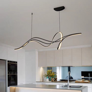 Κρεμαστός πολυέλαιος LED με τηλεχειριστήριο INFINITY HALO 138W, Κρύο/Ζεστό/Ουδέτερο φως, Ρυθμιζόμενο, Μαύρο, Ρυθμιζόμενο ύψος