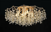 Crystal Chandelier CC9334/10FGD, 10x E14, Διάμετρος 80cm, Χρυσός