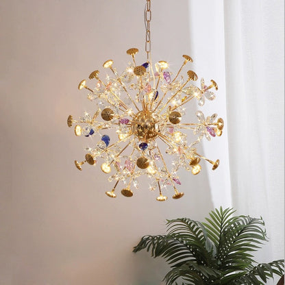 Μοντέρνος κρύσταλλος πολυέλαιος, CC372/600GD, 32xG4, χρυσός και κρύσταλλα, 55cm, ρυθμιζόμενο ύψος, μέταλλο και κρύσταλλο