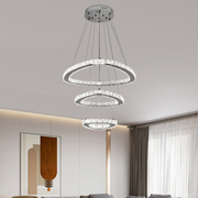 Lulus LED Crystal με το τηλεχειριστήριο Silver Latifah 118W