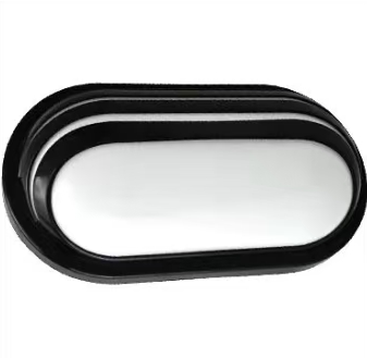 Φωτιστικό τοίχου LED εξωτερικού χώρου AX322/214BK, 12W, Warm Light 3000K, IP65, Ασπρόμαυρο