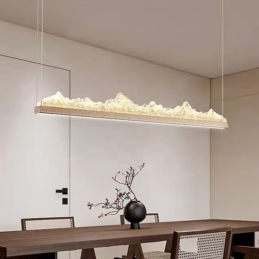 Lustra LED suspendata cu Telecomanda MATHIAS 27W, lumina Rece/Calda/Neutra, Dimabila,Inaltime Reglabila, Auriu