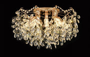 Crystal Chandelier CC9334/6FGD, 6x E14, Διάμετρος 50cm, Χρυσός