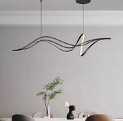 Κρεμαστός πολυέλαιος LED με τηλεχειριστήριο INFINITY HALO 138W, Κρύο/Ζεστό/Ουδέτερο φως, Ρυθμιζόμενο, Μαύρο, Ρυθμιζόμενο ύψος