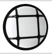 Φωτιστικό τοίχου LED εξωτερικού χώρου AX311/162BK, Διάμετρος 16cm, 12W, IP65, Ζεστό φως