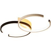 Πολυέλαιος LED με τηλεχειριστήριο VECTOR SEMIARC 40W, 2 Στοιχεία, Κρύο/Ζεστό/Ουδέτερο φως, Ρυθμιζόμενο, Μαύρο Λευκό