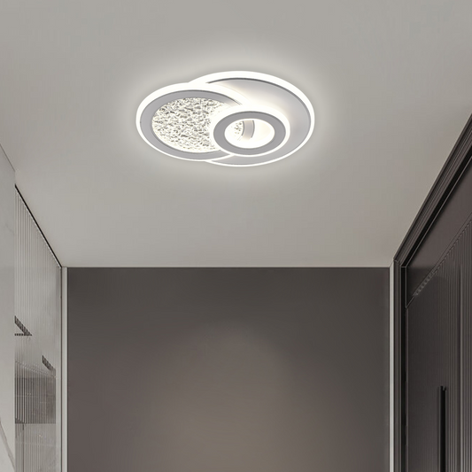 LED LED kompacic rondos, 36W, 3 κύκλοι, κρύο/ζεστό/ουδέτερο φως, λευκό