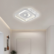 LED LED Nyxora Quadro, 36W, 2 τετράγωνα, κρύο/ζεστό/ουδέτερο φως, μαύρο