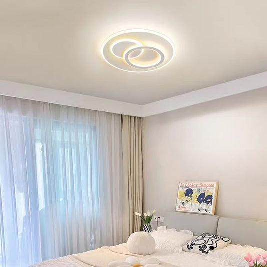 LED πολυέλαιος με τηλεχειριστήριο Nolux Luminosa, 120W, 3 κύκλοι, κρύο/ζεστό/ουδέτερο φως, ασταθές, λευκό