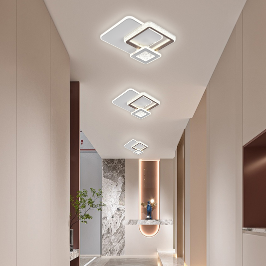 LED LED Nyxora Quad, 36W, 3 Πατριάρχης, κρύο/ζεστό/ουδέτερο φως, μαύρο