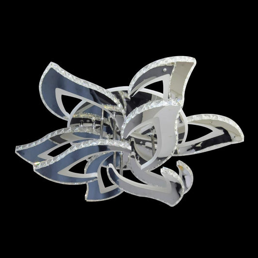 LED LED με τηλεχειριστήριο, 300W, Dimable, Chrome