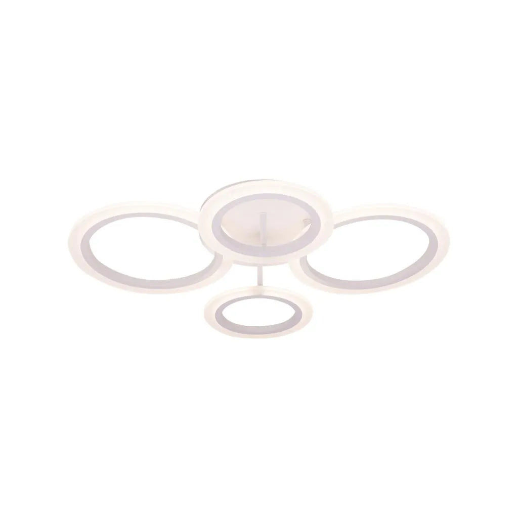 LED LED LED Remote 44W Betty White - 4 κύκλοι, Dimable, κρύο/ζεστό/ουδέτερο φως