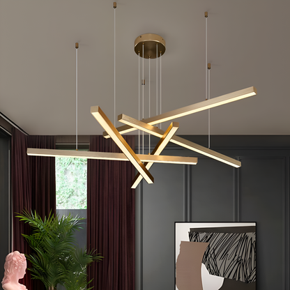 LED LED Ginevra με τηλεχειριστήριο, 31W, κρύο/ζεστό/ουδέτερο φως, χρυσό