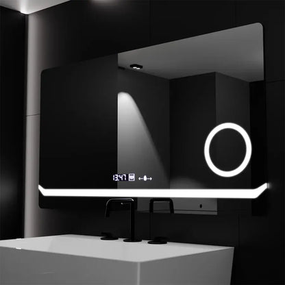 Mirror LED ορθογώνιο 80x60cm Ορισμός Motionglow Marcello Αποσυναρμολόγηση του συστήματος απόψυξης ρολογιού