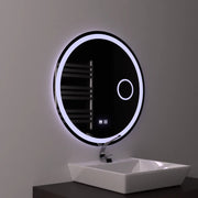 Mirror LED γύρο 60cm Touch Luxor Dimable System Defrition