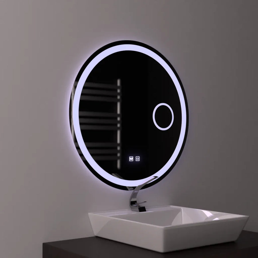 Mirror LED γύρο 60cm Touch Luxor Dimable System Defrition
