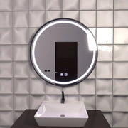 Mirror LED Γύρος 60cm Σύστημα απόψυξης Lucea Touch