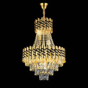 Crystal πολυέλαιος 9xe14 χρυσό Nardo, 50 cm πλάτος, ύψους 70 cm