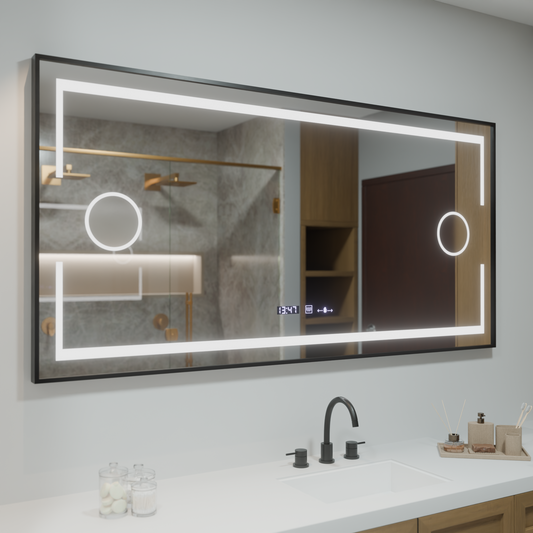 Ορθογώνιο LED Mirror 120x80cm Sensor MotionGlow Marcello Distrosting System