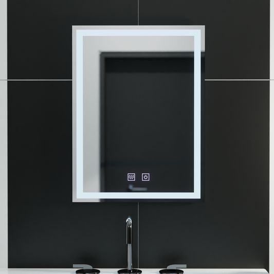 Mirror LED ορθογώνιο σύστημα 60x80cm Touch Nox