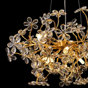 Crystal Chandelier CM325/800GD, 12xG9, Chrome and Crystals, 75cm, Ρυθμιζόμενο ύψος
