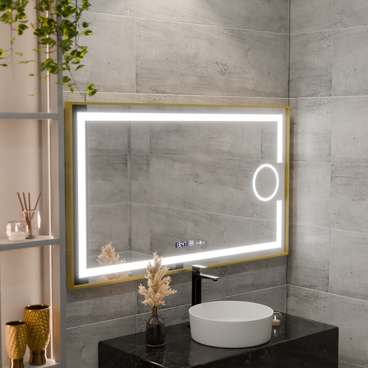 Mirror LED ορθογώνιο 50x70cm Eclat Motionglow Marcello Disputs & Termeter Luba Cosmetica Dimabil