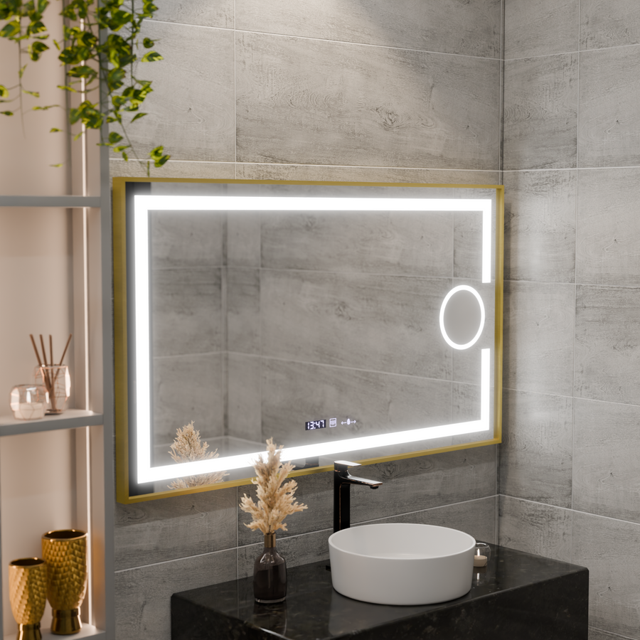 Mirror LED ορθογώνιο 50x70cm Eclat Motionglow Marcello Disputs & Termeter Luba Cosmetica Dimabil