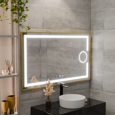 Mirror LED ορθογώνιο 50x70cm Eclat Motionglow Marcello Disputs & Termeter Luba Cosmetica Dimabil