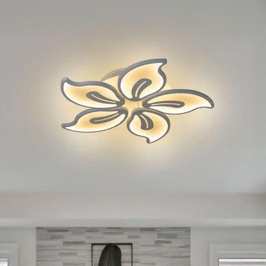 LED Lulus με Melecomanda Jasmine 73W 5 πέταλα κρύο/ζεστό/ζεστό ουδέτερο λευκό
