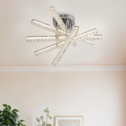 LED LUL LUL LUELLA, 68W, γραμμικό, κρύο/ζεστό/ουδέτερο φως, ασημένιο, ασήμι