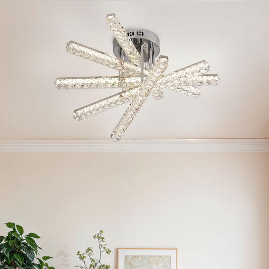 LED LUL LUL LUELLA, 68W, γραμμικό, κρύο/ζεστό/ουδέτερο φως, ασημένιο, ασήμι