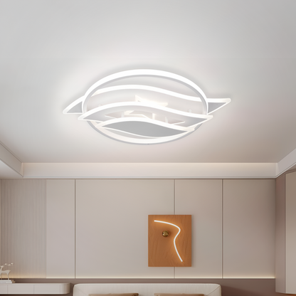 Πολυέλαιος LED με τηλεχειριστήριο JARRIA 52W, Κρύο/Ζεστό/Ουδέτερο/RGB φως, Ρυθμιζόμενο, Λευκό